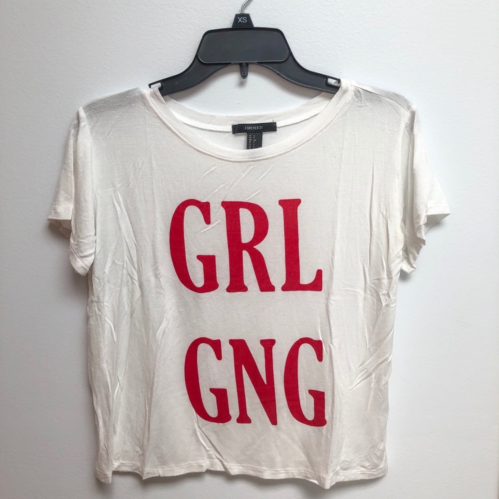 GRL GNG graphic tee